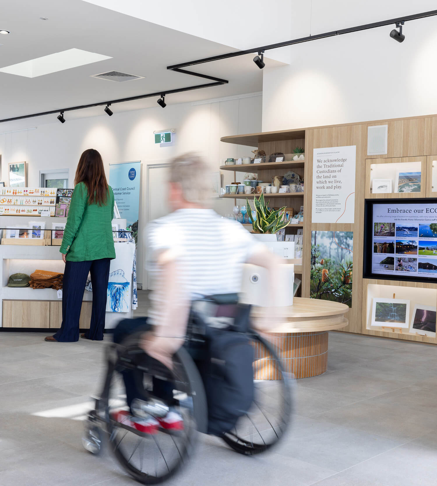 Accessible tourism at Central Coast Visitor Centre