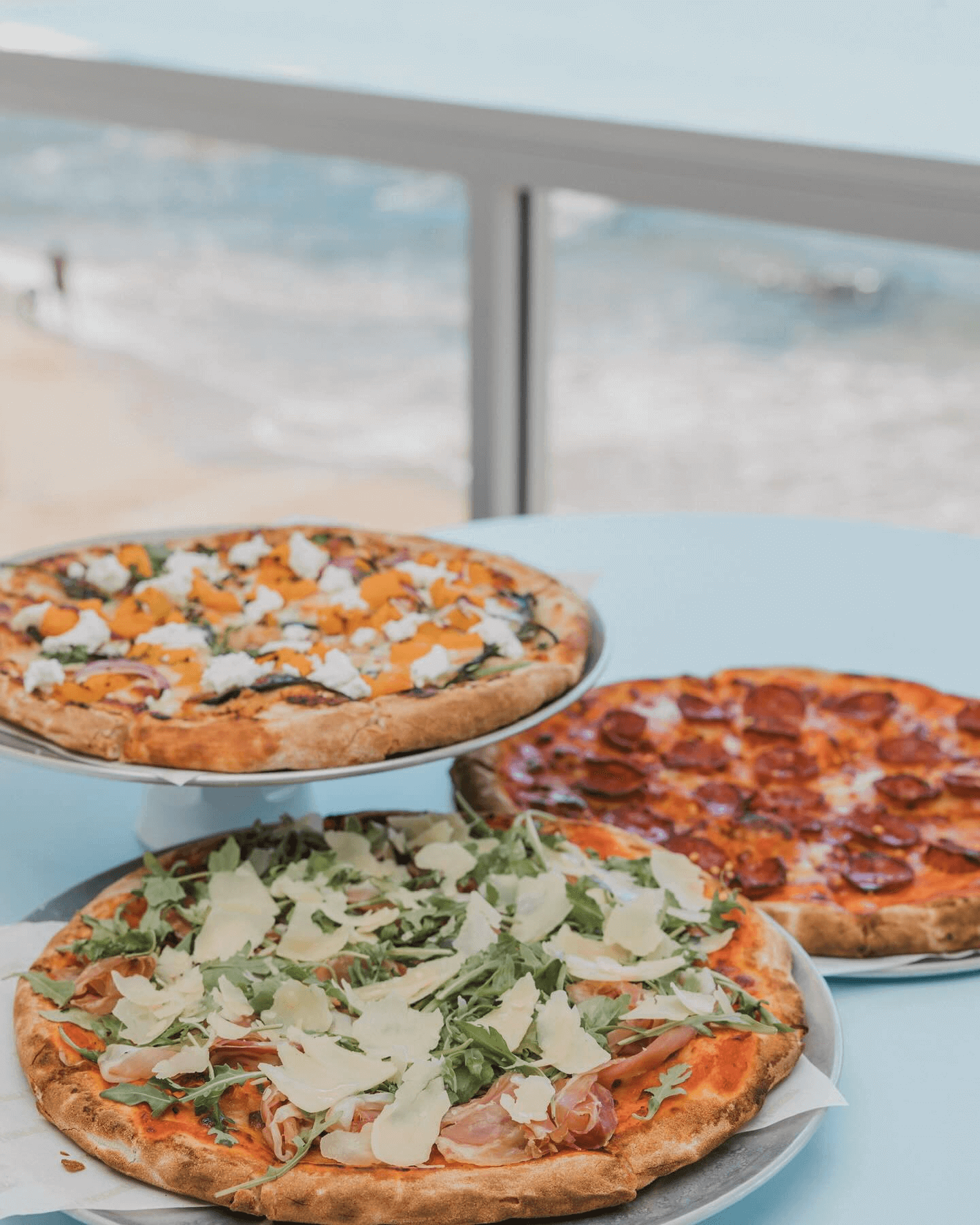 pizzas at Terrigal Pavillion, Terrigal 
