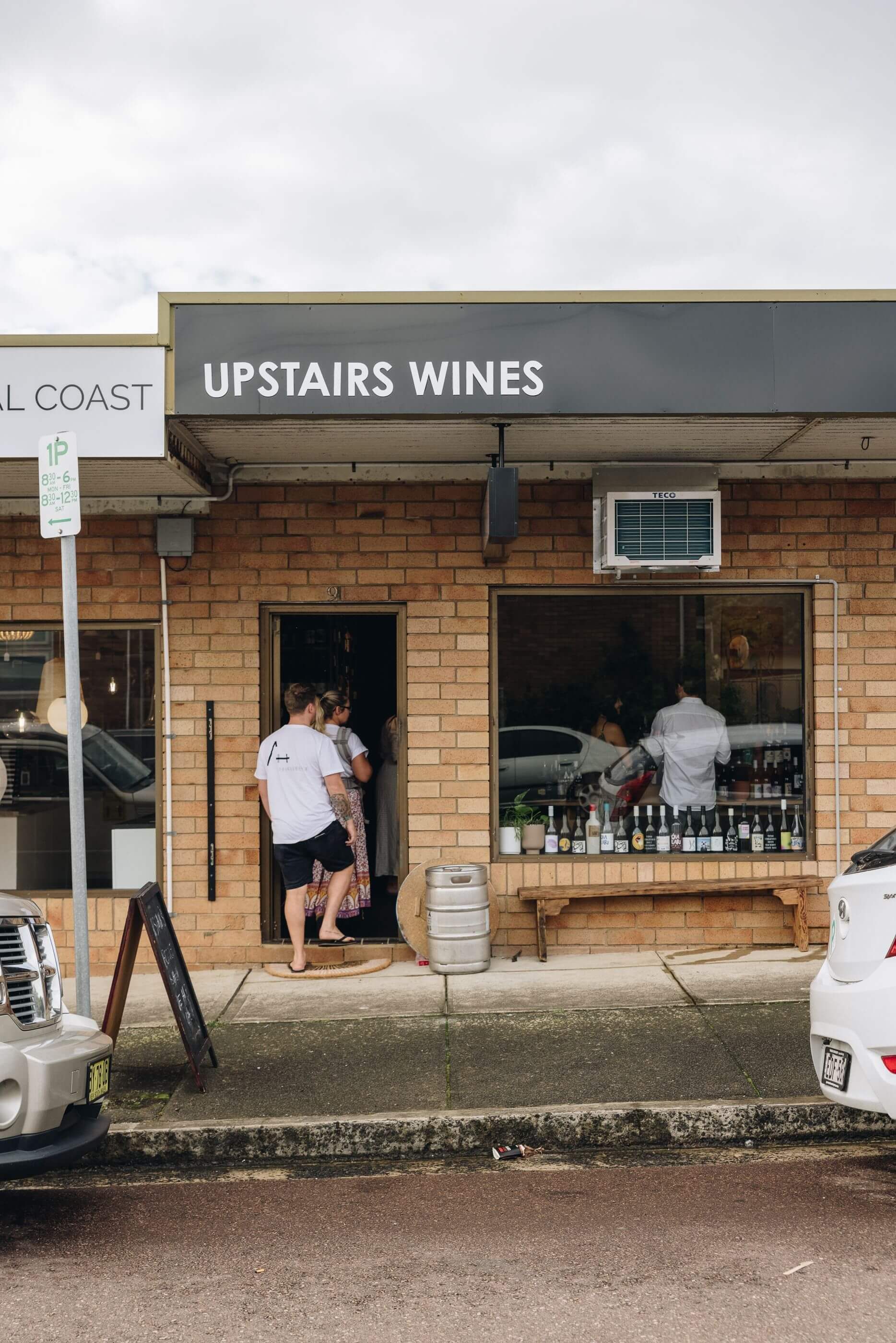 A charming wine shop in Long Jetty, filled with an array of wines, perfect for enthusiasts and casual drinkers alike.
